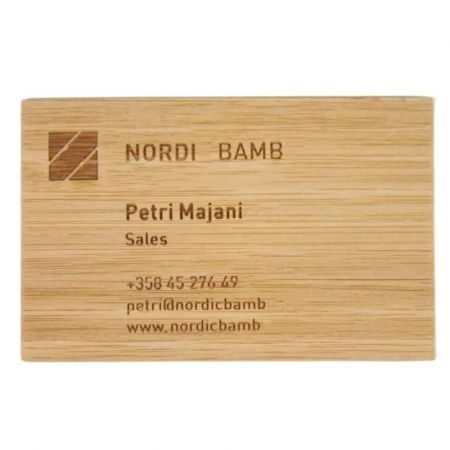 Promotional Custom Wood Business Card