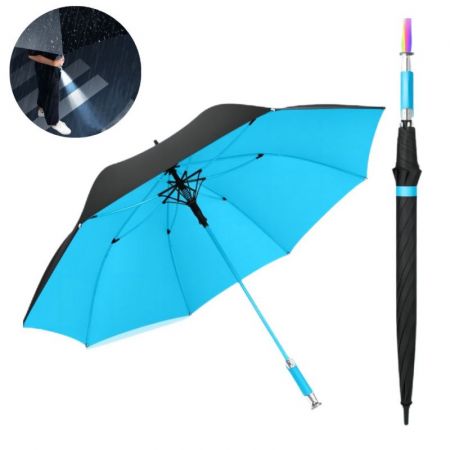 58" Double Canopy Golf Umbrella with LED Adjustable Light