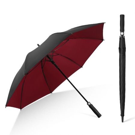 Promotional Double Canopy Custom Golf Umbrella - 54"