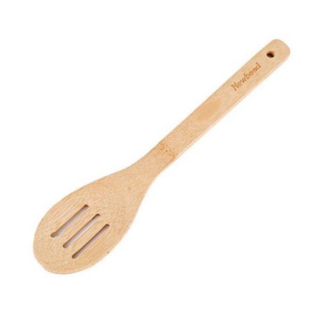 Promotional Bamboo Slotted Spoon