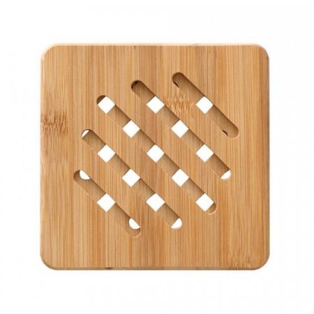 Square Bamboo Hot Pot Promotional Holder Pads