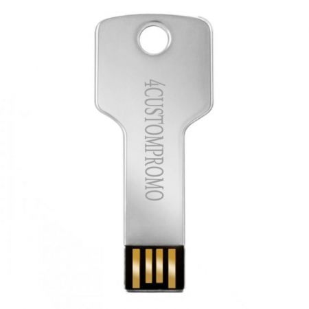Custom Square Thin Key Shaped USB Flash Drives Logo Swags