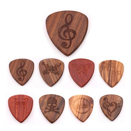 Wood Personalized Guitar Picks
