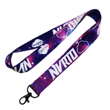 Recycled PET Imprinted Lanyard with Attachment