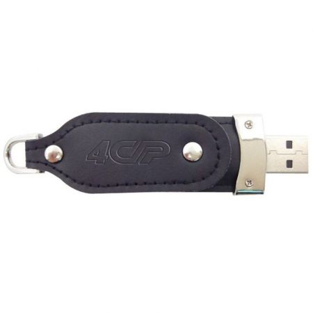 Custom Swivel Leather USB Flash Drive Promotional Swags for Events
