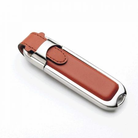 Custom Leather Original USB Flash Drive Branded Promotional Gifts