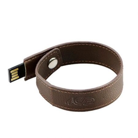 Custom Leather USB Bracelet Promotional Swags for Events