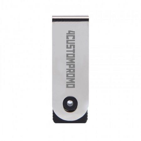 Custom Ultra-thin Spin Metal USB Flash Drive Logo-Branded Giveaways
