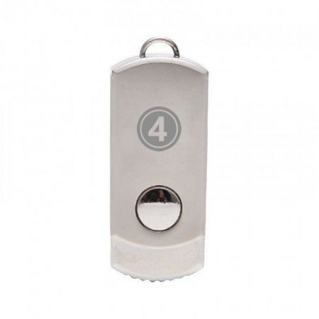 Custom Swivel Metal USB Flash Drive with Keychain Branded Swag Giveaways