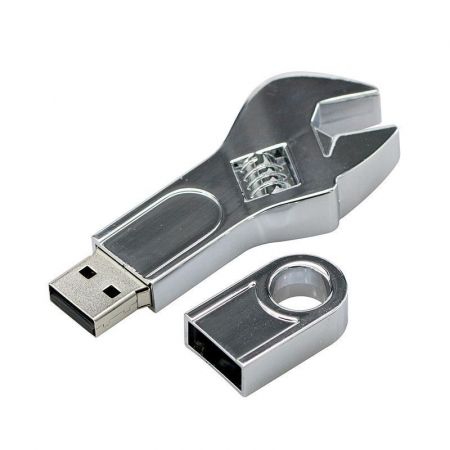 Custom Mini Wrench Tool Shape USB Flash Drive Logo-Branded Giveaways