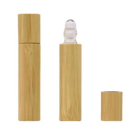 10ml Bamboo Massage Oil Custom Roller Bottle
