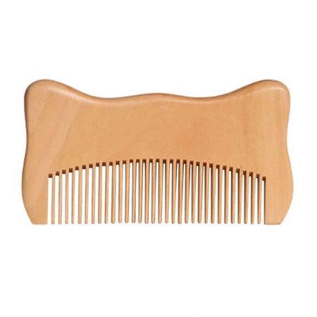 Non Static Peach Wood Custom Comb