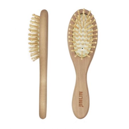 Wood Promotional Hair Brush with Air Cushion