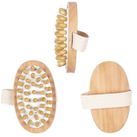 Wood Custom Handheld Massage Brush