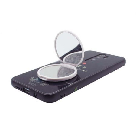 Compact Mirrored Logo Phone Stand