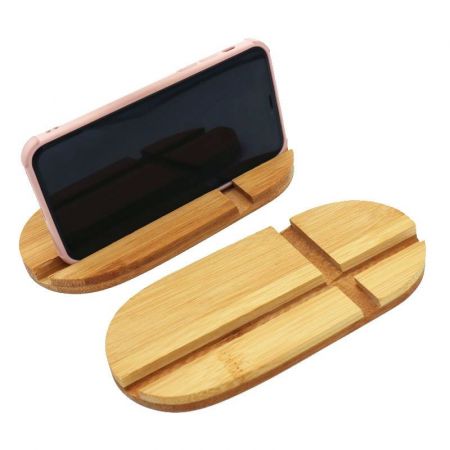 Minimalism Desktop Custom Bamboo Phone Holder
