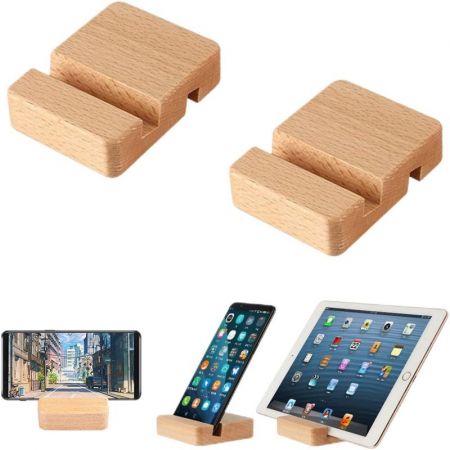 Wood Promotional Cell Phone Stand Holder