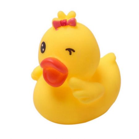 Soft Cute Yellow Rubber Ducks - 2.2" x 2" x 1.6"