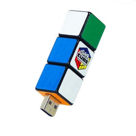 Custom Rotating Rubik's Puzzle Cube USB Flash Drive Logo Swags