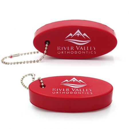 Promotional Oval Floating Keychain