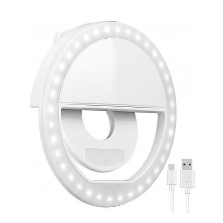 36 Led Bulbs USB Selfie Ring Light with Clip