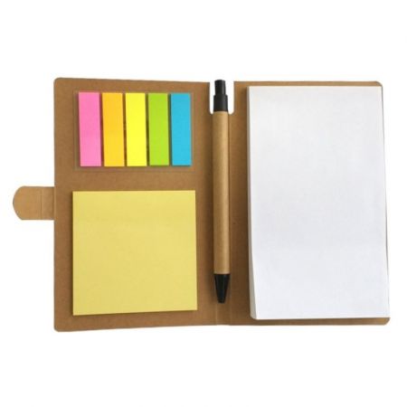 Promotional Paper Pen, Note Pad, and Flag Set