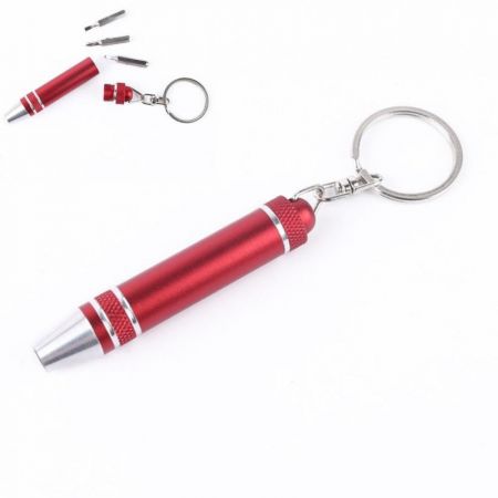 Portable Screwdriver Logo Multi-Tool with Keychain