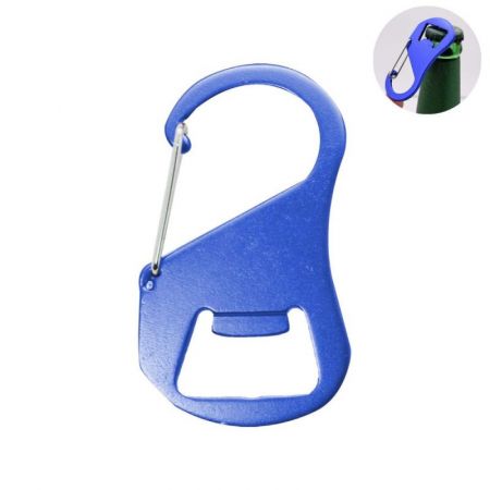 Promotional Aluminum Carabiner with Bottle Opener