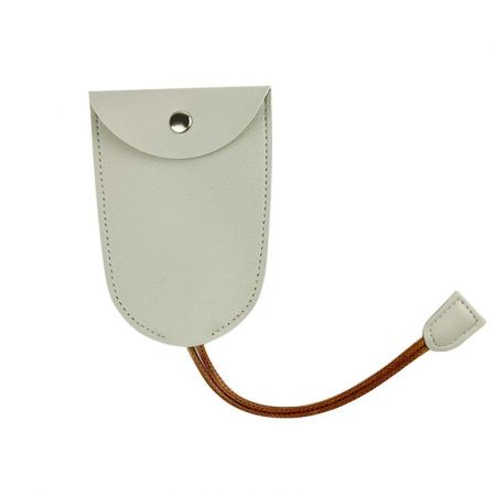 Pull-Out Leather Promotional Key Case