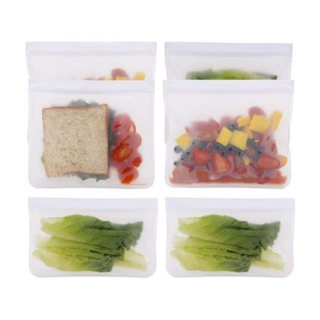 Large SlipZip Reusable Custom Food Storage Bag