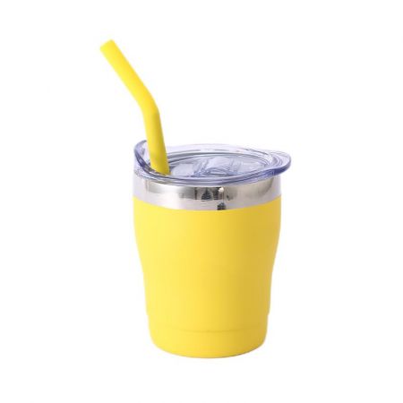 Promotional Vacuum Tiny Custom Straw Mug - 9 oz.