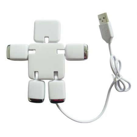 Robot Shape Logo Branded USB Hub