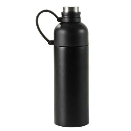 Vacuum Logo Sport Water Bottle with Straw & Carry Handle - 17 oz.