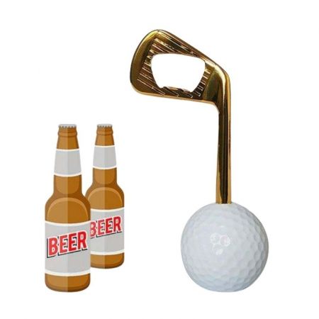 Golf Ball Personalized Bottle Opener