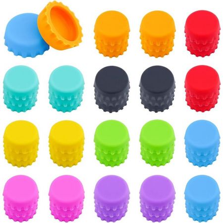 Colorful Silicone Promotional Bottle Caps