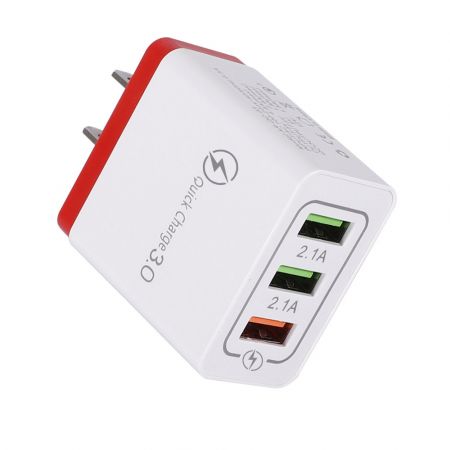 Promotional USB Quick Charger with 3 Ports
