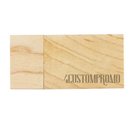 Wood Block Custom USB Flash Drive Promotional Imprinted Gifts
