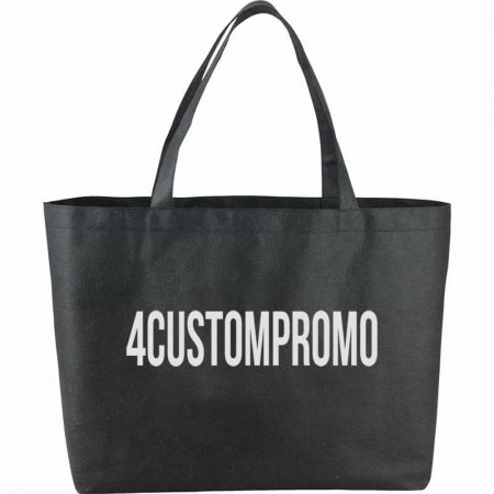 Printed The Big Boy Custom Non-Woven Recyclable Tote Bag - 19.75"W x 12"H x 5"D