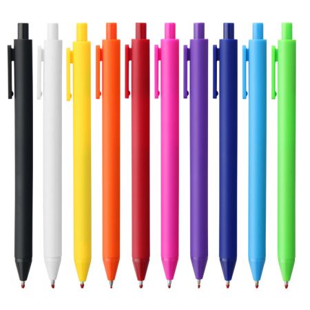 Soft Touch Rubberized Custom Ballpoint Pen with Logo