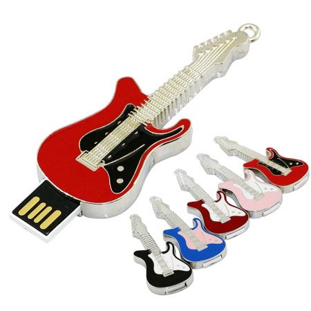 Custom Mini Guitar Jewelry Crystal Violin USB Flash Drive
