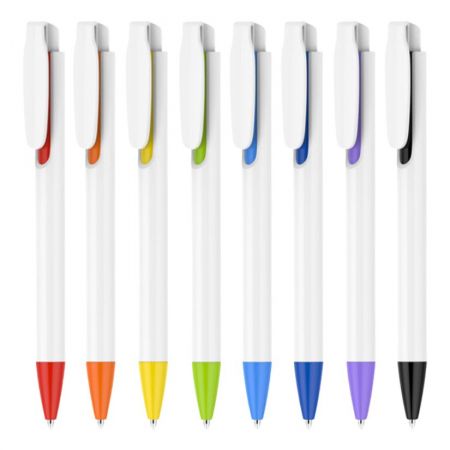 Colorful Custom Click Action Ballpoint Pen with Logo