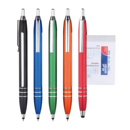 Custom Metal Banner Stylus Pen Logoed Corporate Giveaways
