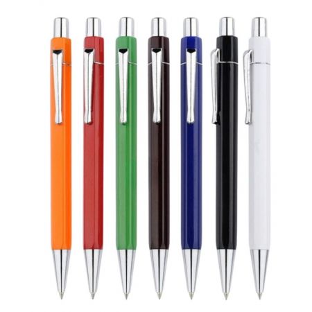 Custom Metal Clip Ballpoint Promo Pen for Business Events