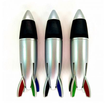Custom Rocket Shaped Ballpoint Promotional Logo Pen