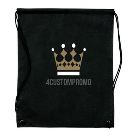 Promotional Non-Woven Custom Drawstring Backpack - 14.5"w x 17.5"h