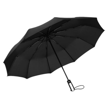 Automatic Logo Umbrellas with Ultra Comfort Grip - 46"