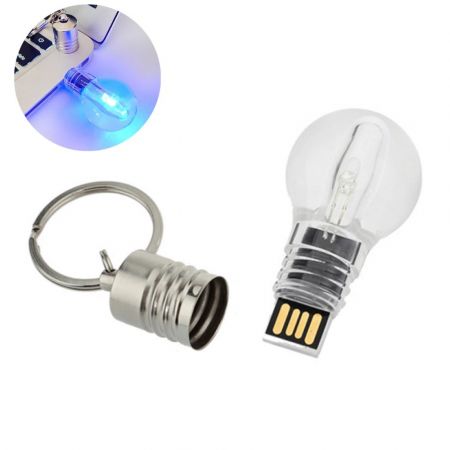 Custom Promo Light Bulb USB Flash Drives