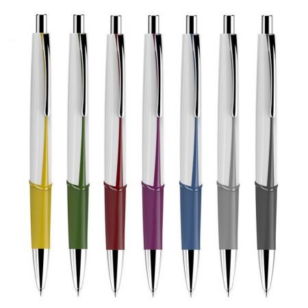 Promotional Rainbow White Bar Custom Gel Pens