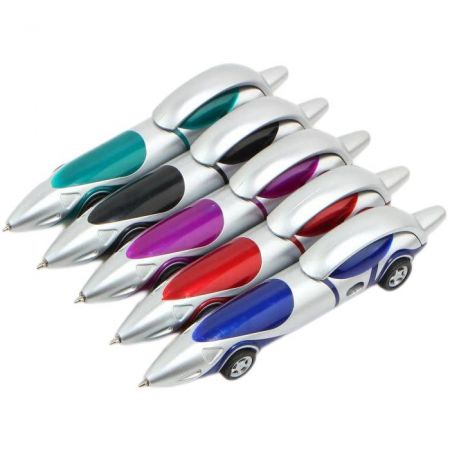 Race Car Shaped Custom Ballpoint Promotional Logo Pen